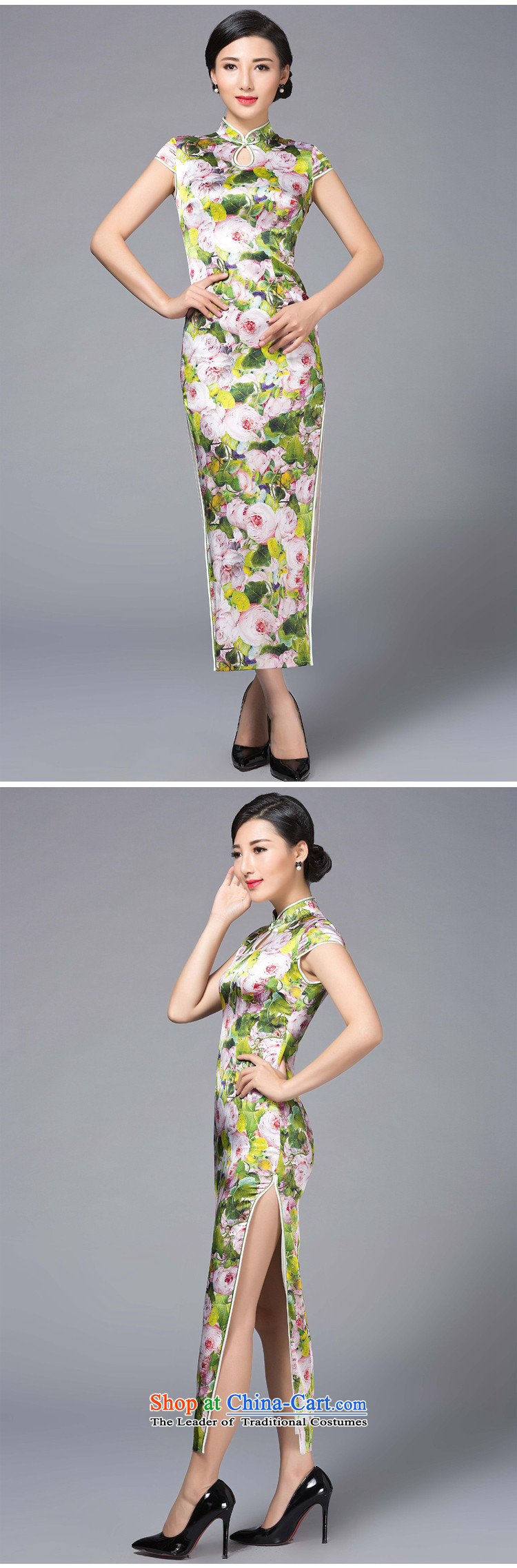 Joe was aristocratic heavyweight Silk Cheongsam long improved banquet high on green XXL pictures CKZS011's, prices, brand platters! The elections are supplied in the national character of distribution, so action, buy now enjoy more preferential! As soon as possible.