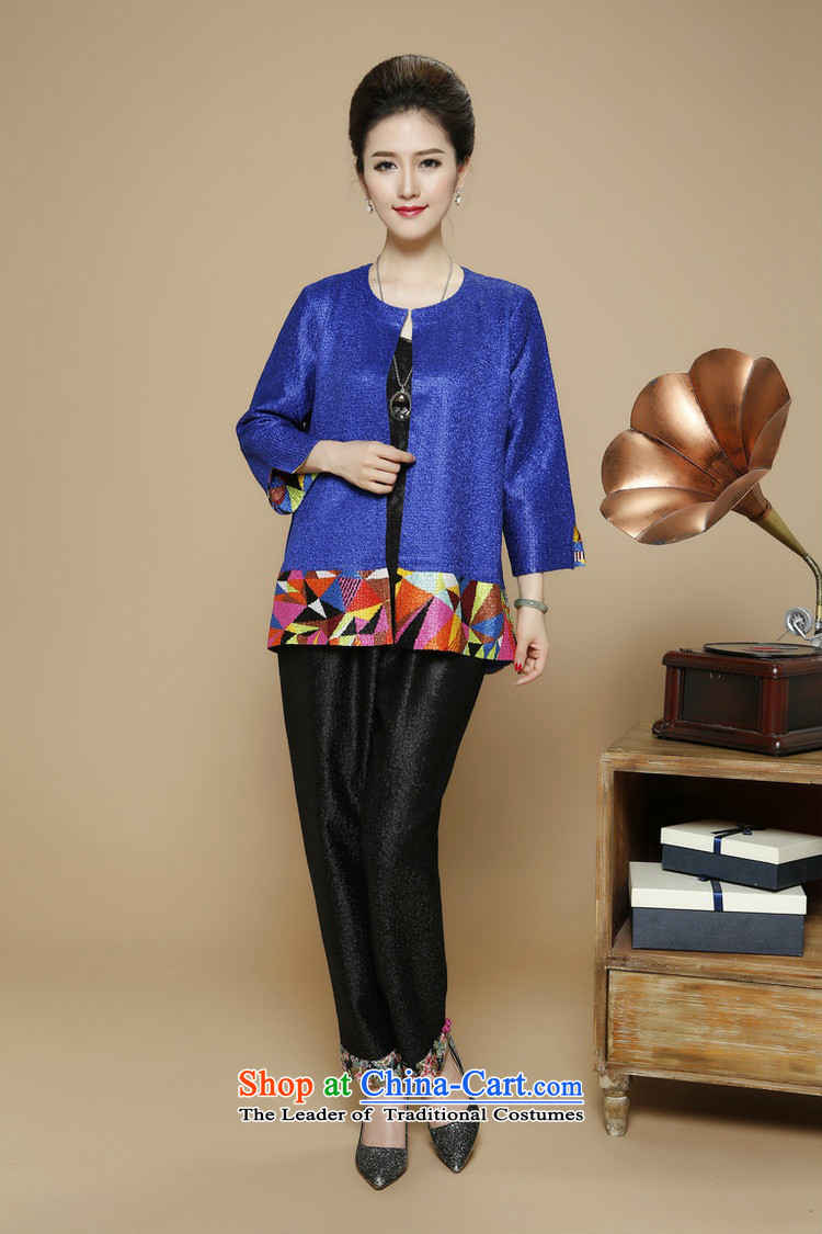 2015 Autumn and winter middle-aged ladies silk linen short jacket, the elderly in the stylish round-neck collar mother Tang dynasty replacing ãþòâ autumn and winter Sleek and versatile minimalist cardigan girl in purple XXL picture, prices, brand platters! The elections are supplied in the national character of distribution, so action, buy now enjoy more preferential! As soon as possible.
