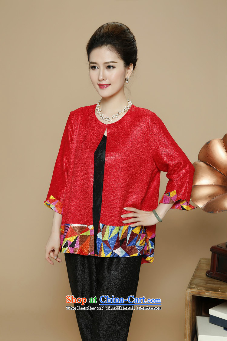2015 Autumn and winter middle-aged ladies silk linen short jacket, the elderly in the stylish round-neck collar mother Tang dynasty replacing ãþòâ autumn and winter Sleek and versatile minimalist cardigan girl in purple XXL picture, prices, brand platters! The elections are supplied in the national character of distribution, so action, buy now enjoy more preferential! As soon as possible.