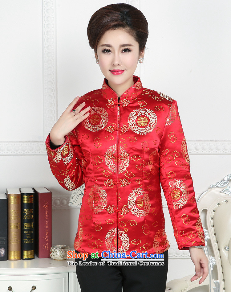 Ya-ting store. Ms. Tang dynasty older Tang jackets mother replacing winter Tang blouses elderly Chinese Tang dynasty winter clothing red XL Photo, prices, brand platters! The elections are supplied in the national character of distribution, so action, buy now enjoy more preferential! As soon as possible.