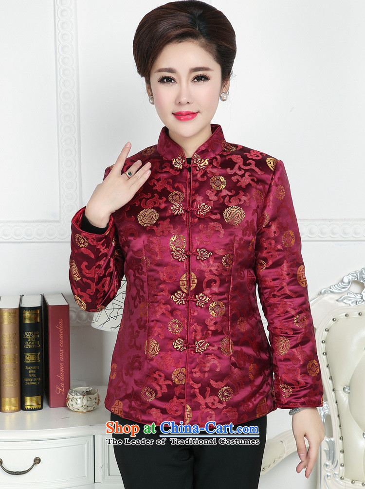 Ya-ting shop in older women's clothes Tang Tang dynasty autumn and winter coats blouses mother happy birthday feast Ms. Tang dynasty dress purple XXXL picture, prices, brand platters! The elections are supplied in the national character of distribution, so action, buy now enjoy more preferential! As soon as possible.