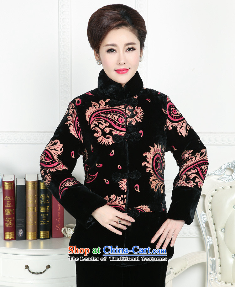 Shop 2015 Ya-ting of older persons in the Winter Female tray clip cotton wool mother load really you, Grandma boxed loose comfortable cotton coat large black XL Photo, prices, brand platters! The elections are supplied in the national character of distribution, so action, buy now enjoy more preferential! As soon as possible.