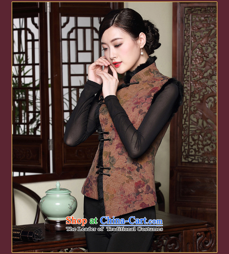 The seal of the original autumn and winter Chinese cotton vest retro folder Tang dynasty incense cloud yarn Silk Cheongsam ethnic picture color T-shirt , prices, picture L brand platters! The elections are supplied in the national character of distribution, so action, buy now enjoy more preferential! As soon as possible.