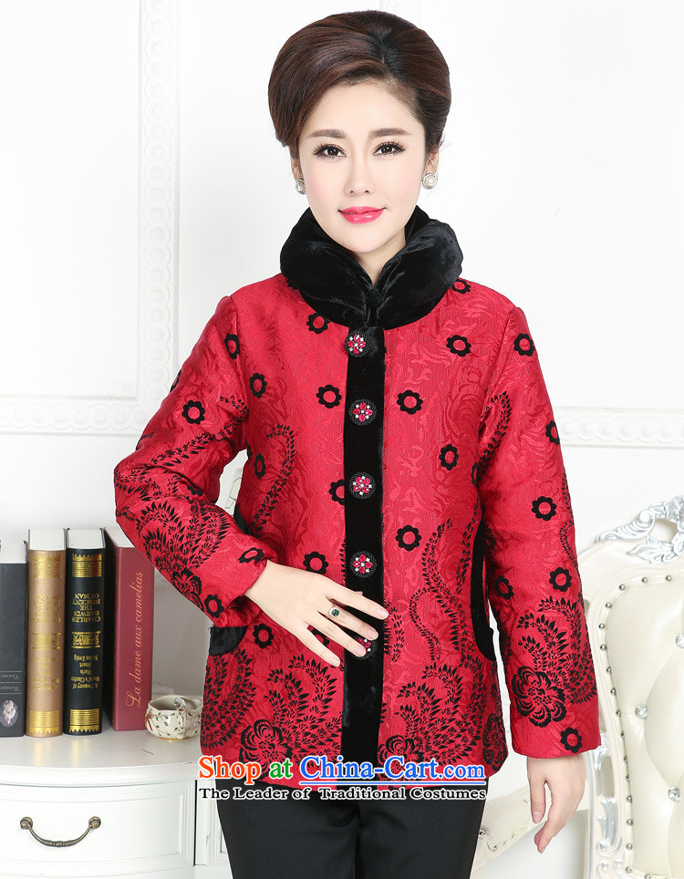 Ms Rebecca Pun and fashion boutiques in Tang Dynasty older female ãþòâ winter clothing China wind load mother Chinese Winter robe, improvement of Tang Dynasty ãþòâ red XXXXL picture, prices, brand platters! The elections are supplied in the national character of distribution, so action, buy now enjoy more preferential! As soon as possible.
