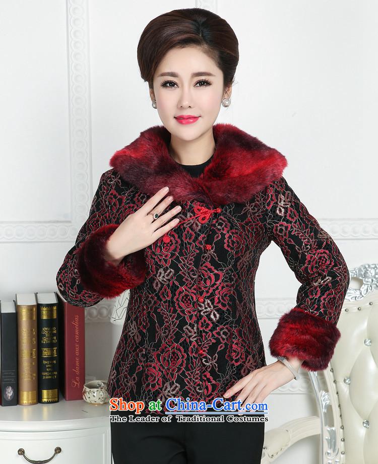 Ms Rebecca Pun and fashion boutiques in Tang Dynasty older female ãþòâ winter clothing for girls robe thick hair MOM Pack China wind female ãþòâ Chinese improved black XXL picture, prices, brand platters! The elections are supplied in the national character of distribution, so action, buy now enjoy more preferential! As soon as possible.