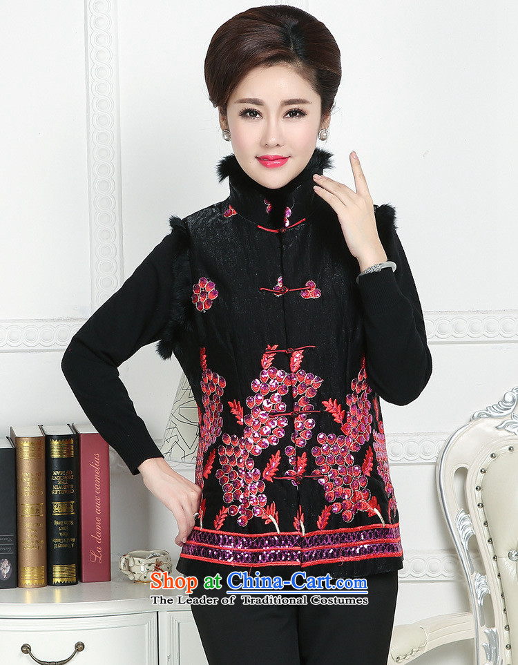According to Mr Henry Tang and fashion boutiques, Ms Rebecca Pun fault-nation of older persons in the Tang dynasty, a retro for gross MOM pack at the autumn and winter shoulder female ma folder vest black XXL picture, prices, brand platters! The elections are supplied in the national character of distribution, so action, buy now enjoy more preferential! As soon as possible.