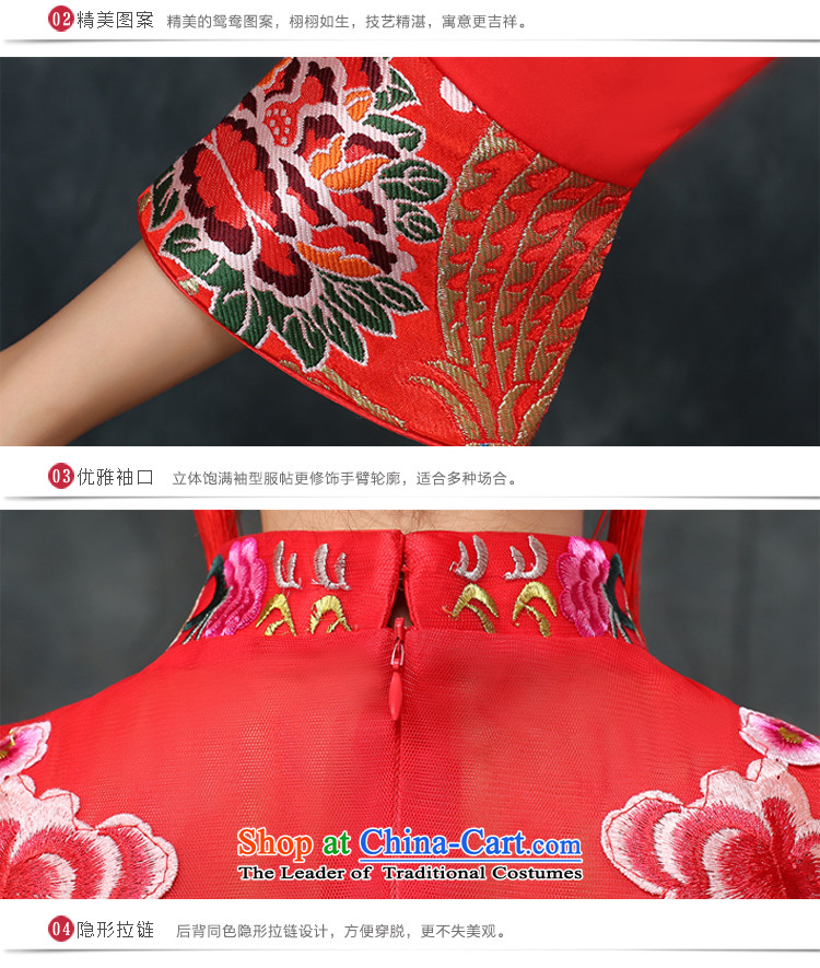 The privilege of serving-leung bows services red CHINESE CHEONGSAM wedding dress autumn and winter long-serving long-sleeved bride marry Wo Yi two kits cheongsam + model with 68 Head Ornaments L picture, prices, brand platters! The elections are supplied in the national character of distribution, so action, buy now enjoy more preferential! As soon as possible.