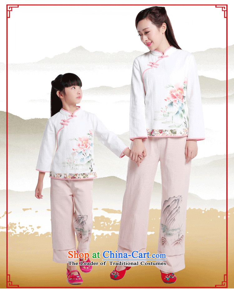 The new mother and 2015 replacing Tang blouses kidswear National Autumn Chinese boxed hand-painted cotton linen with parent-child adult s 155cm photo, prices, brand platters! The elections are supplied in the national character of distribution, so action, buy now enjoy more preferential! As soon as possible.
