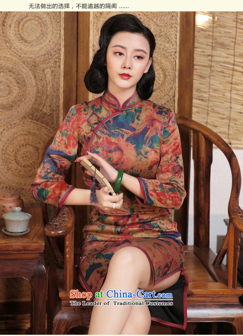 China Ethnic classic herbs extract silk cheongsam dress cloud of incense yarn retro 2015 autumn and winter new republic of korea wind Chinese Dress Suit - 15 days pre-sale prices, pictures, L brand platters! The elections are supplied in the national character of distribution, so action, buy now enjoy more preferential! As soon as possible.