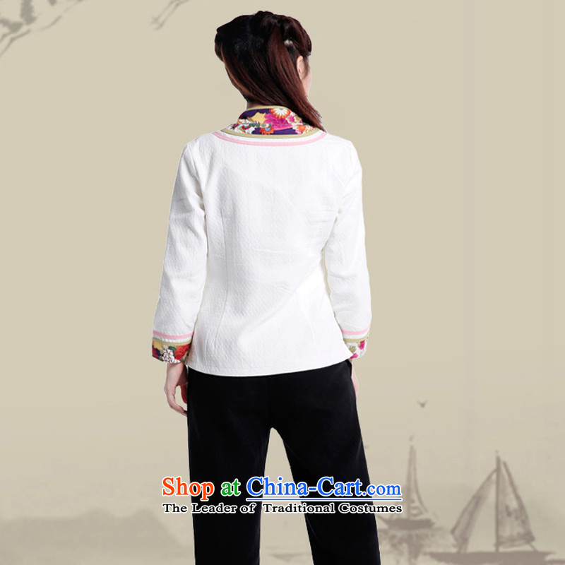 Ms. Tang dynasty autumn and winter jackets China wind retro Chinese women's long-sleeved improved Han-retro qipao shirt color pictures of children's wear L,lo.mu beauty,,, shopping on the Internet