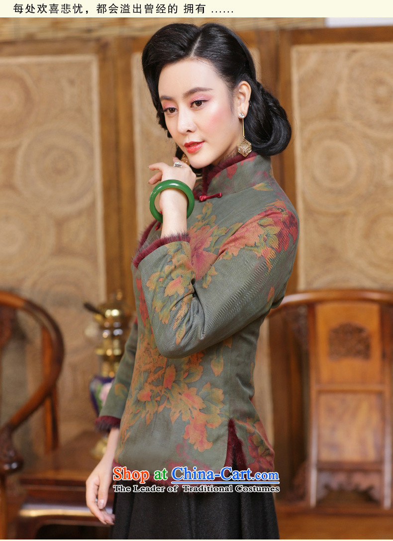 China Ethnic classic silk silk textile yarn Tang dynasty cloud of incense, stylish shirt qipao improved chinese women Fall/Winter Collections suit - 15 days pre-sale S pictures, prices, brand platters! The elections are supplied in the national character of distribution, so action, buy now enjoy more preferential! As soon as possible.