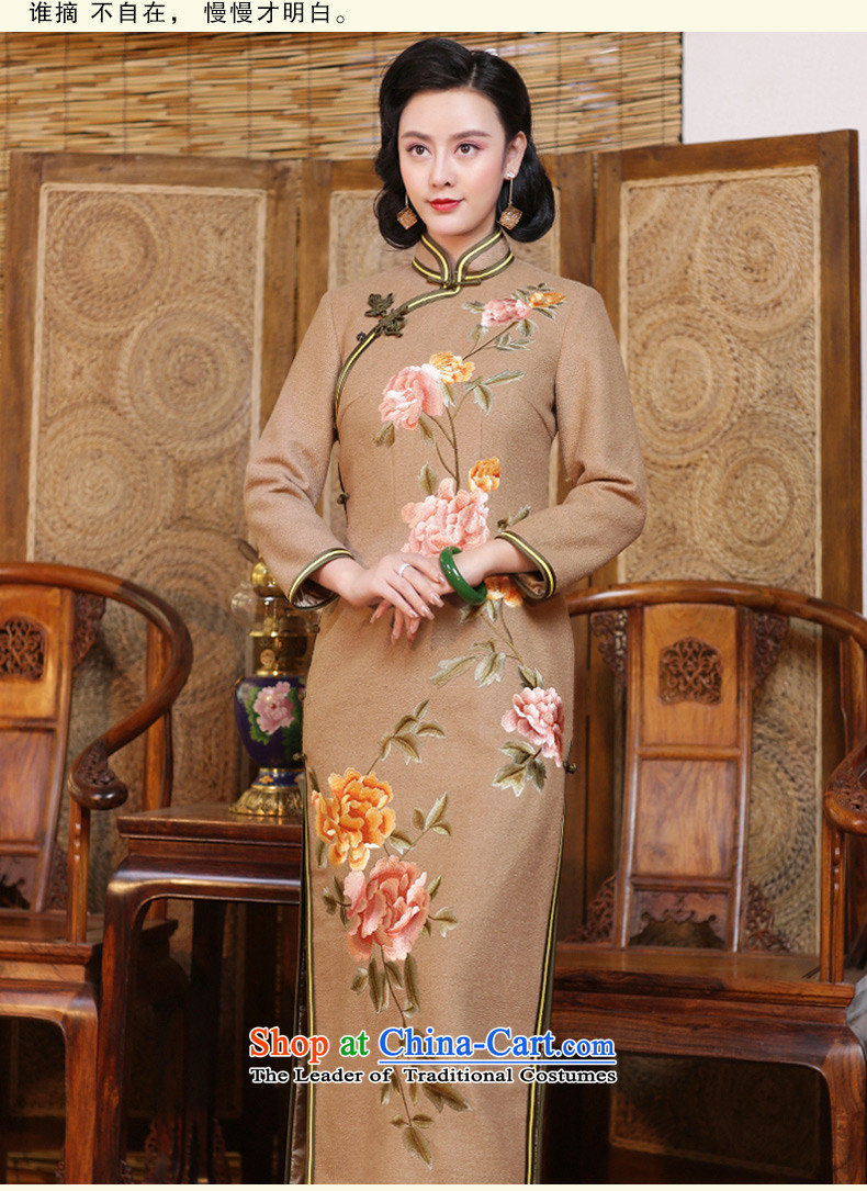 Chinese Classic embroidery retro-arts gross? Tang dynasty cheongsam dress retro female Chinese improved 2015 Fall/Winter Collections suit - 15 days pre-sale XXL pictures, prices, brand platters! The elections are supplied in the national character of distribution, so action, buy now enjoy more preferential! As soon as possible.