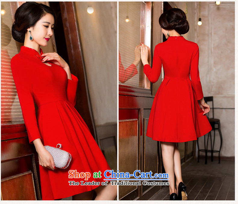 The cross-sa temperature of autumn and winter new cheongsam dress arts collar cotton quality improvement day-to-day long-sleeved cheongsam dress Sau San HY Red 2XL pictures, 6,118 cases of price, brand platters! The elections are supplied in the national character of distribution, so action, buy now enjoy more preferential! As soon as possible.