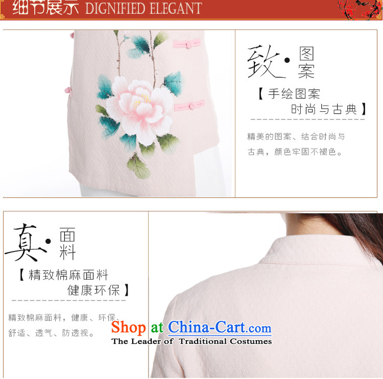 The new 2015 Autumn replacing parent-child with Han-girl Chinese Antique improved pure cotton robe collar nut female Tang dynasty pink mother XL Photo, prices, brand platters! The elections are supplied in the national character of distribution, so action, buy now enjoy more preferential! As soon as possible.