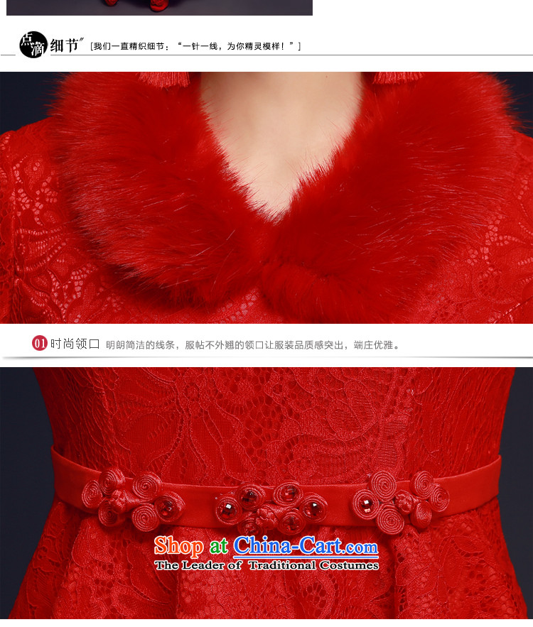 The privilege of serving-leung bows to load the bride red winter cheongsam Chinese wedding dress long-sleeved retro long red L-42 picture, prices, brand platters! The elections are supplied in the national character of distribution, so action, buy now enjoy more preferential! As soon as possible.