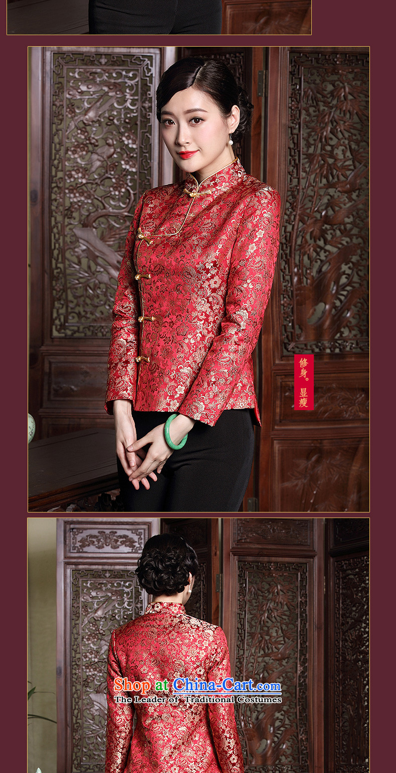 Seal of autumn in older mother Tang shirt retro ethnic Chinese Tang dynasty cotton shirt jacket red XL Photo, prices, brand platters! The elections are supplied in the national character of distribution, so action, buy now enjoy more preferential! As soon as possible.