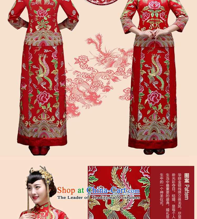 The privilege of serving-leung wedding dress red qipao Bong-use bows services Fall/Winter Collections bride Chinese Wedding Gown In Tang Dynasty Bong-robe 2XL Photo, prices, brand platters! The elections are supplied in the national character of distribution, so action, buy now enjoy more preferential! As soon as possible.