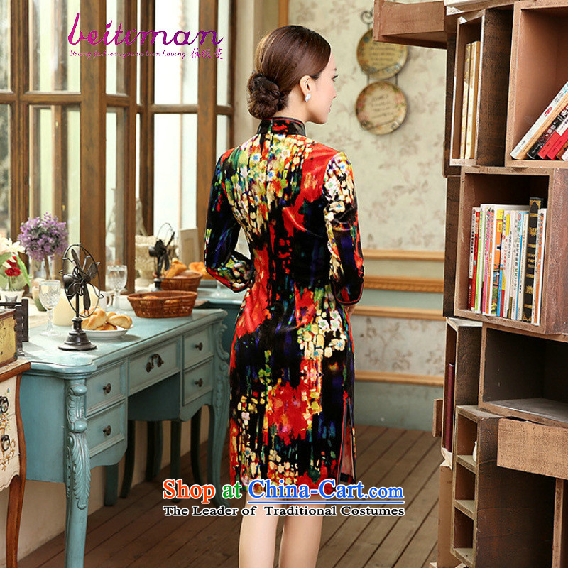 Mrs Ingrid Yeung economy are really decorated female Overgrown Tomb scouring pads Chinese collar manually. cuffs cheongsam dress TD0055 figure S, Mrs Ingrid Yeung economy Overgrown Tomb , , , shopping on the Internet