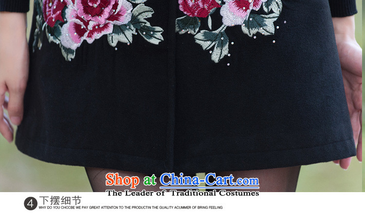 Gross? 2015 autumn and winter coats new ethnic embroidery in long-sleeved jacket women in Sau San FZ559 5XL black picture, prices, brand platters! The elections are supplied in the national character of distribution, so action, buy now enjoy more preferential! As soon as possible.