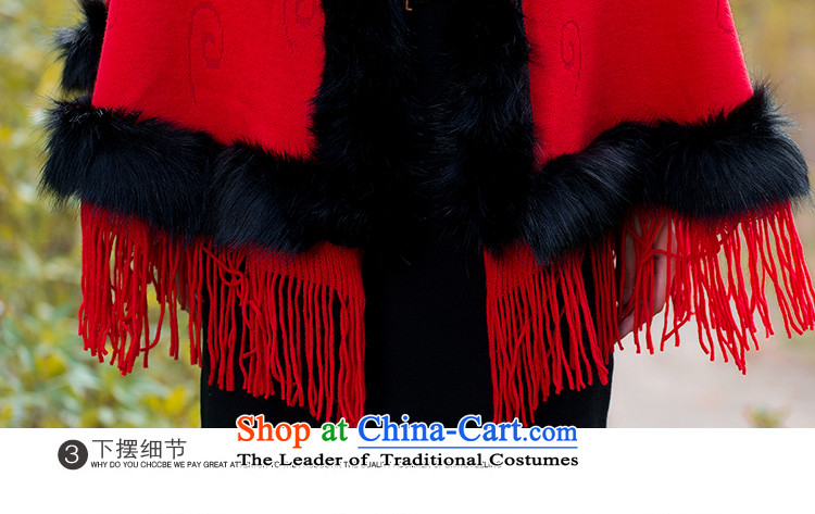 2015 Autumn and winter ethnic new woolen knitted jackets loose collar stitching shawl Nagymaros FZ559 female red are code picture, prices, brand platters! The elections are supplied in the national character of distribution, so action, buy now enjoy more preferential! As soon as possible.