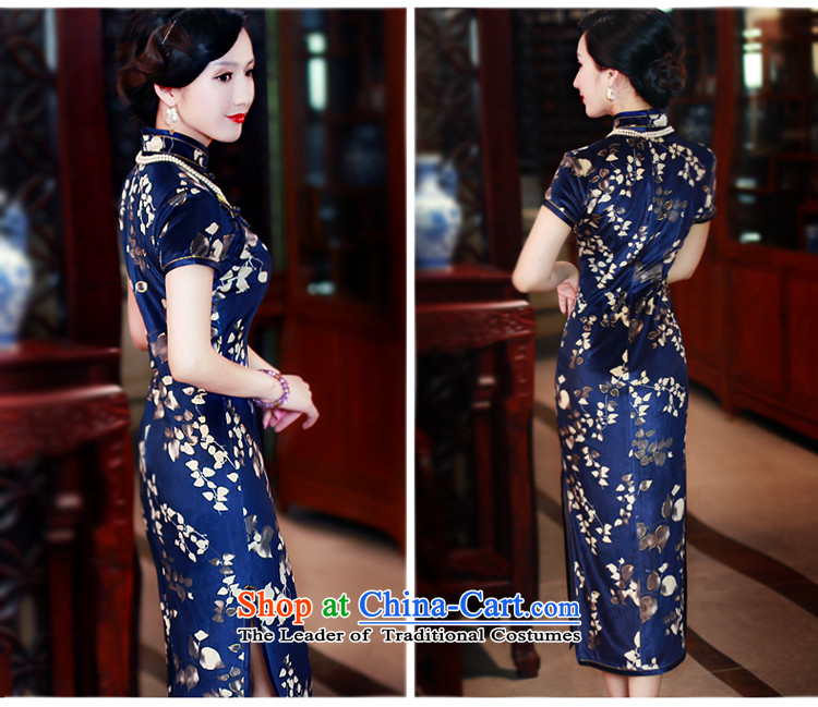 After the fall of 2015, the wind of nostalgia for the improvement of the forklift truck in the Republic of Korea high long qipao female long-sleeved dresses 5422 5422 suit XXL picture, prices, brand platters! The elections are supplied in the national character of distribution, so action, buy now enjoy more preferential! As soon as possible.