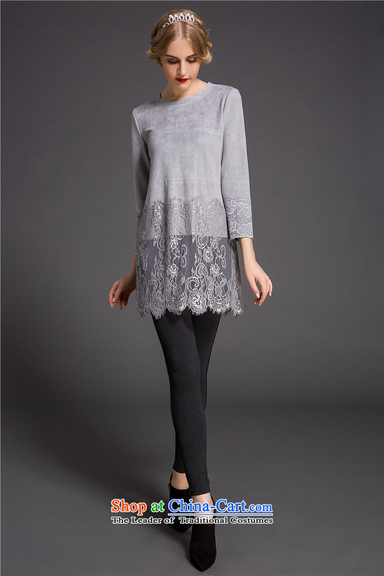 The European station 2015 Autumn Hami new women's western germany skin stitched lace in long-sleeved T-shirt, forming long sleeved clothes pink M picture, prices, brand platters! The elections are supplied in the national character of distribution, so action, buy now enjoy more preferential! As soon as possible.