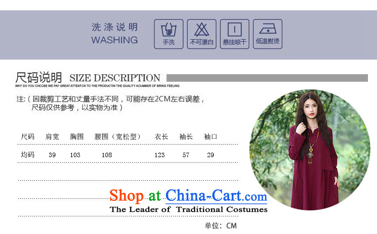 Load New autumn 2015 Fan Sen female Faculty of Arts of ethnic long-sleeved dresses long skirt FZ559 dark blue are code picture, prices, brand platters! The elections are supplied in the national character of distribution, so action, buy now enjoy more preferential! As soon as possible.