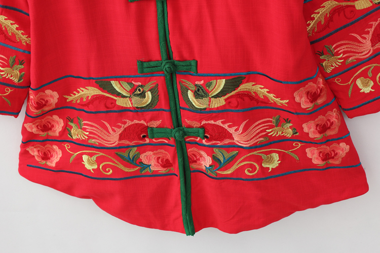 China Red embroidery Tray Tie long-sleeved jacket Han-National wind in older CAP T-shirt FZ559 green are code picture, prices, brand platters! The elections are supplied in the national character of distribution, so action, buy now enjoy more preferential! As soon as possible.