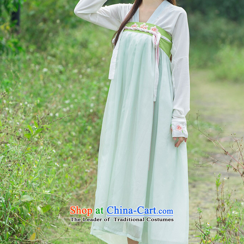 The case of the 2015 winter clothing new modern classics to the chest badges of embroidered dress you can multi-select attributes by using China wind daily on the Han-You can multi-select attributes by using the + skirt two kits Han-two kits , L, Evelyn Y
