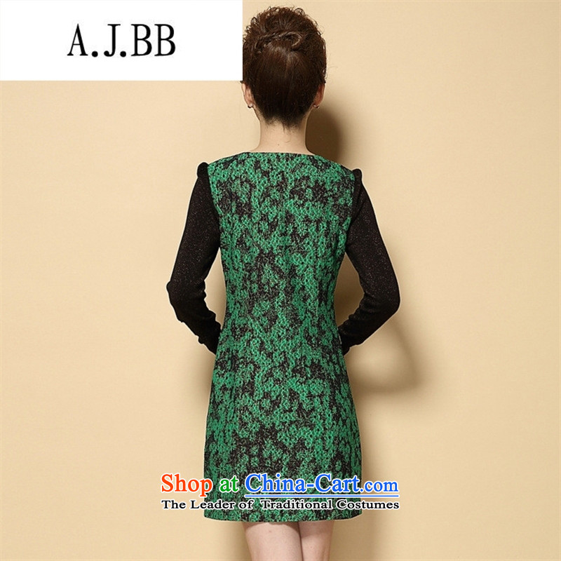 Memnarch 琊 Connie shops Fall/Winter Collections new larger women in older women's long-sleeved mother replacing forming the wedding dresses XXL,A.J.BB,,, orange shopping on the Internet