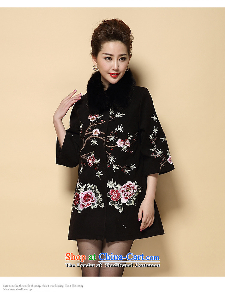 Memnarch 琊 Connie Shop large new winter in older MOM pack embroidery embroidery in long hair black jacket 5XL? Picture, prices, brand platters! The elections are supplied in the national character of distribution, so action, buy now enjoy more preferential! As soon as possible.