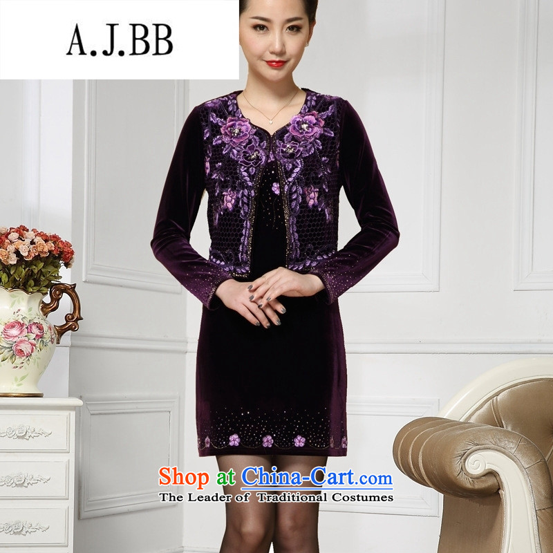Memnarch 琊 Connie shop autumn and winter new elderly mother replacing wedding dresses wedding Kim velvet wine red L,A.J.BB,,, shopping on the Internet