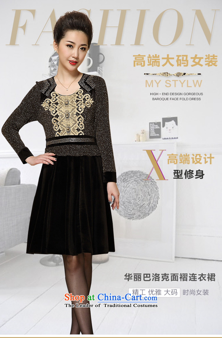 Connie shop autumn 琊 Memnarch load new larger female thick mm thin temperament in Sau San graphics load mother older dresses picture color large number of pictures, prices, XXXXL brand platters! The elections are supplied in the national character of distribution, so action, buy now enjoy more preferential! As soon as possible.