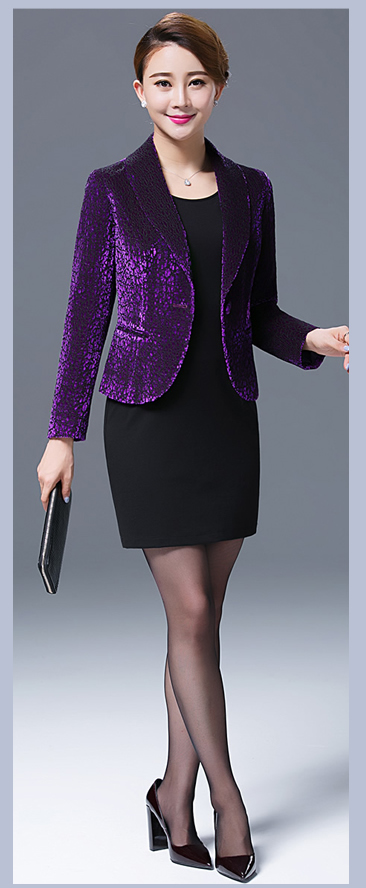 Memnarch 琊 Connie shops of autumn and winter new elderly mother with larger vocational temperament Sau San banquet jacket small business suit dark violet L picture, prices, brand platters! The elections are supplied in the national character of distribution, so action, buy now enjoy more preferential! As soon as possible.