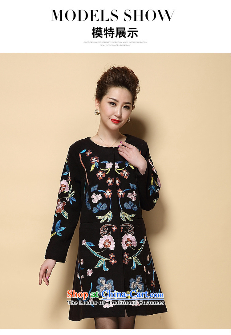 Memnarch 琊 Connie shop autumn and winter new elderly mother wedding load wedding fashion embroidered jacket coat black jacket? XXL picture, prices, brand platters! The elections are supplied in the national character of distribution, so action, buy now enjoy more preferential! As soon as possible.
