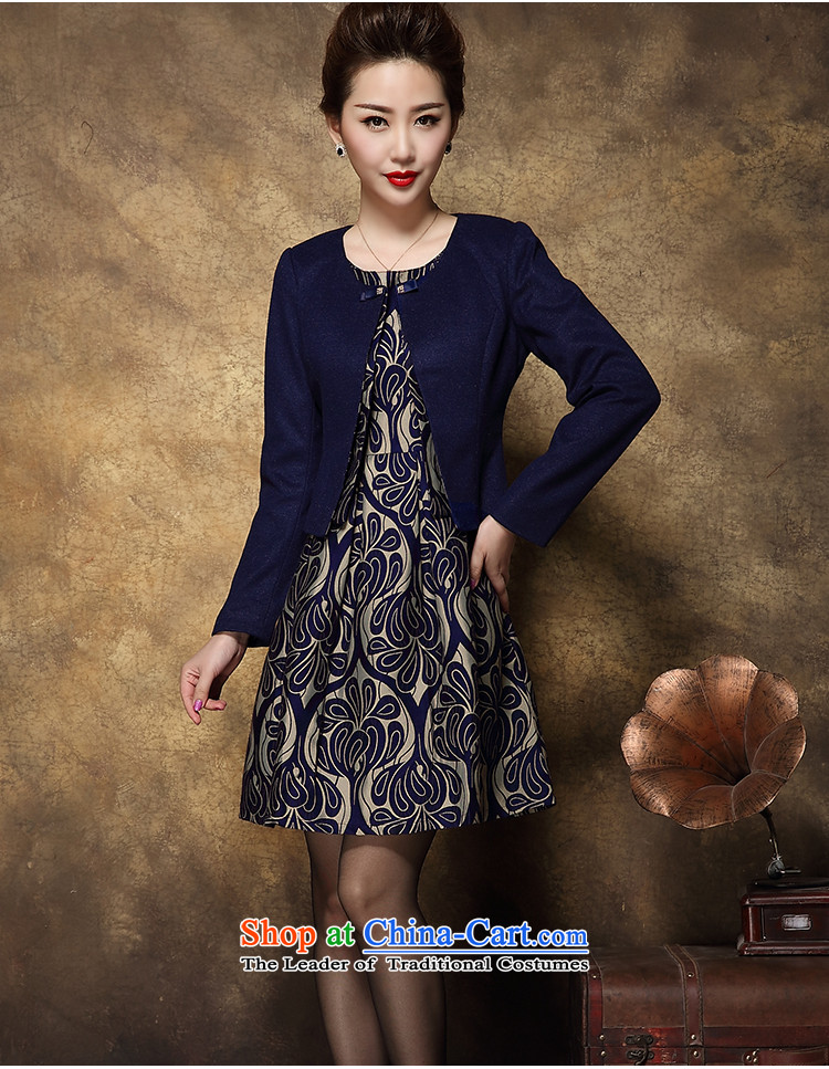 Memnarch 琊 Connie Shop Women fall in the number of older new boxed mother with two-piece blue skirt XL Photo, prices, brand platters! The elections are supplied in the national character of distribution, so action, buy now enjoy more preferential! As soon as possible.