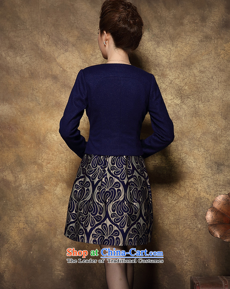 Memnarch 琊 Connie Shop Women fall in the number of older new boxed mother with two-piece blue skirt XL Photo, prices, brand platters! The elections are supplied in the national character of distribution, so action, buy now enjoy more preferential! As soon as possible.