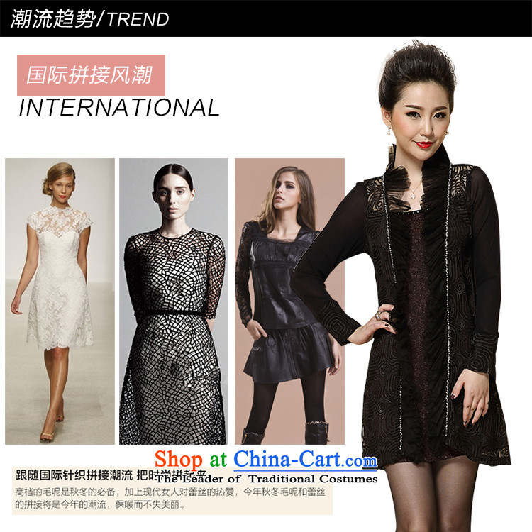 Connie shop autumn 琊 Memnarch load new larger female lace Plate flower engraving the skirt kit with large green code mother XXXL picture, prices, brand platters! The elections are supplied in the national character of distribution, so action, buy now enjoy more preferential! As soon as possible.