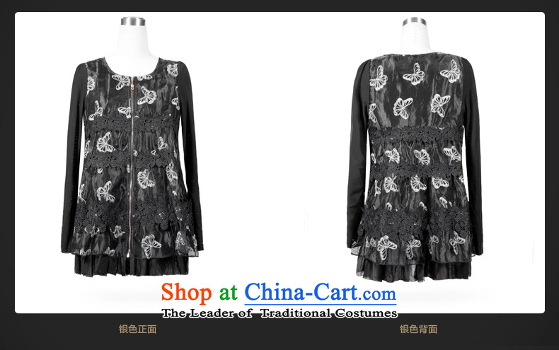 Connie shop in 琊 Memnarch older Mother New, replacing the autumn Korean OSCE root yarn butterfly light jacket embroidered Zip Jacket big silver code XXL picture, prices, brand platters! The elections are supplied in the national character of distribution, so action, buy now enjoy more preferential! As soon as possible.