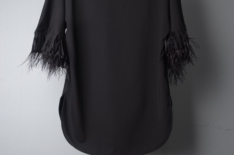 European high-end station Hamilton Women 2015 Autumn ostrich gross cotton round-neck collar in loose piece female gc3759 long black M picture, prices, brand platters! The elections are supplied in the national character of distribution, so action, buy now enjoy more preferential! As soon as possible.