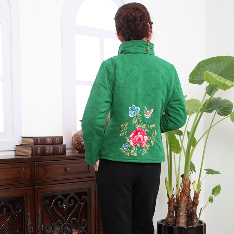 To Winter 2015 Women's new Stylish retro ethnic embroidery elegant ãþòâ Bonfrere looked as casual two sets of Tang Dynasty will replace the girl kit XXXL, green (xiangzuo to , , , shopping on the Internet)