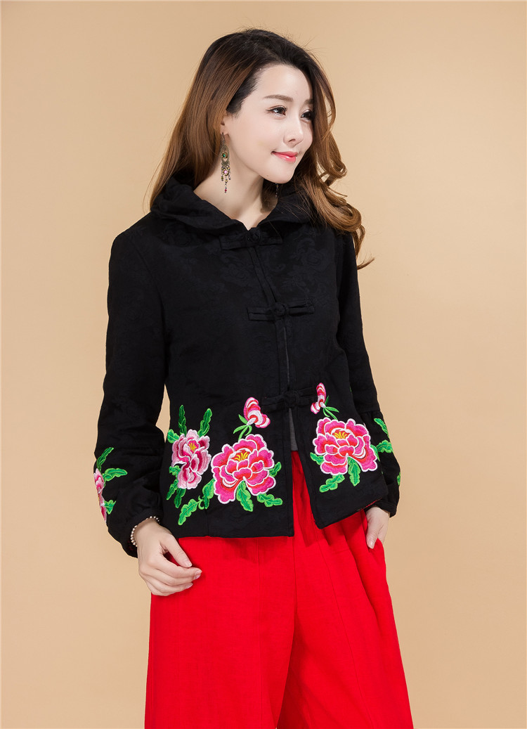 The Mai-Mai multi-autumn and winter new original ethnic women Tang blouses loose long-sleeved embroidered short cardigan thick coat female -707) Black XL Photo, prices, brand platters! The elections are supplied in the national character of distribution, so action, buy now enjoy more preferential! As soon as possible.