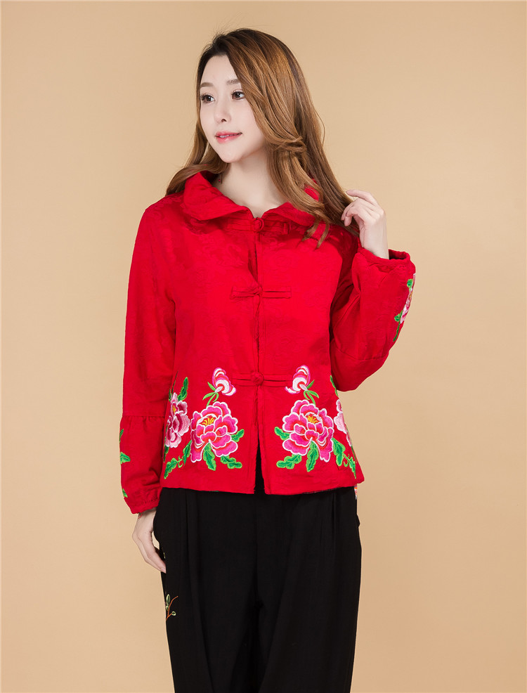 The Mai-Mai multi-autumn and winter new original ethnic women Tang blouses loose long-sleeved embroidered short cardigan thick coat female -707) Black XL Photo, prices, brand platters! The elections are supplied in the national character of distribution, so action, buy now enjoy more preferential! As soon as possible.