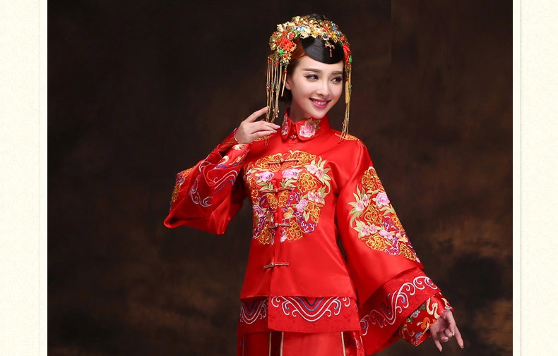 Miss Cyd Wo Service Time Syrian brides wedding dress 2015 new bride qipao gown skirt costume pregnant women serving Autumn Chinese dresses bows embroidery longfeng use red L picture, prices, brand platters! The elections are supplied in the national character of distribution, so action, buy now enjoy more preferential! As soon as possible.