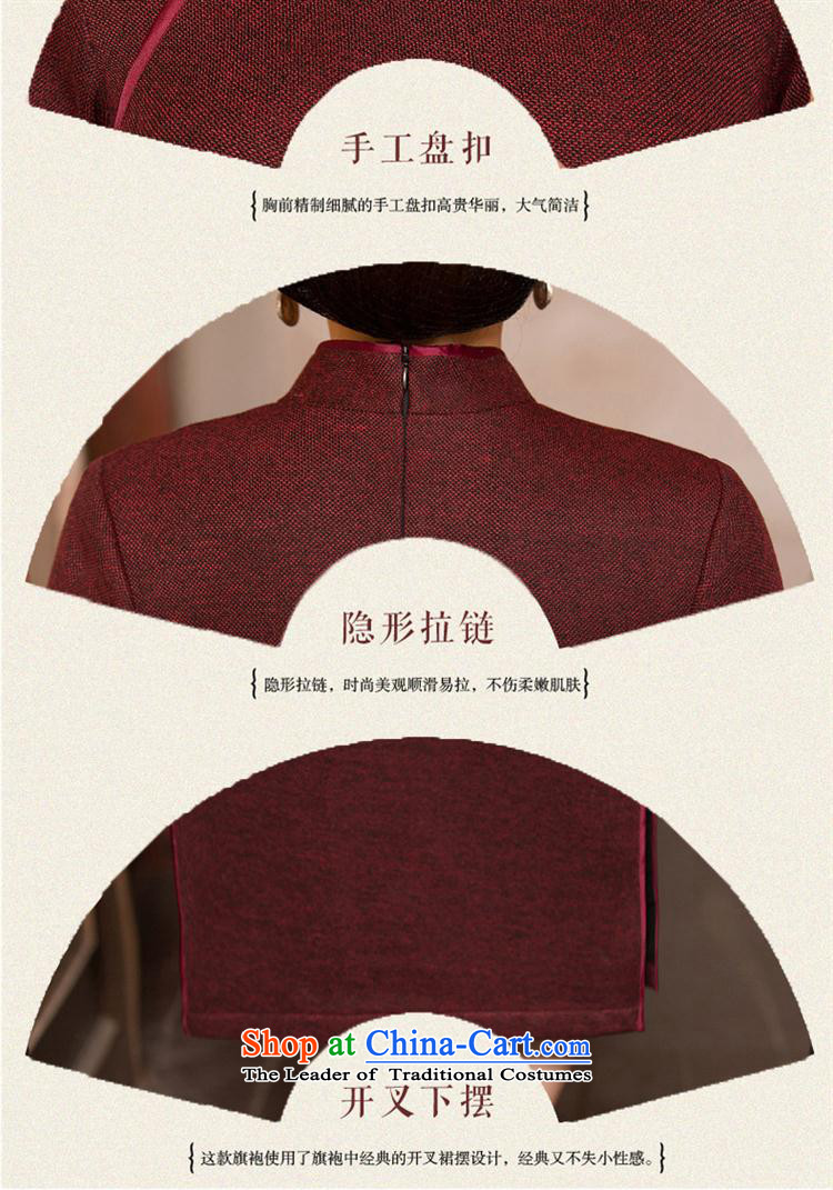 Mano-hwan long qipao 2015 Fall/Winter Collections New Sau San retro cotton linen, cuff qipao long improved picture color manually 13051 arts M picture, prices, brand platters! The elections are supplied in the national character of distribution, so action, buy now enjoy more preferential! As soon as possible.