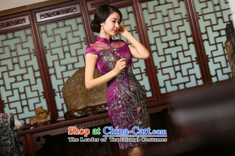 Mano-hwan's 2015 spring and fall new stylish retro in style qipao qipao cheongsam dress embroidery lace cheongsam picture color pictures, prices, XL brand platters! The elections are supplied in the national character of distribution, so action, buy now enjoy more preferential! As soon as possible.