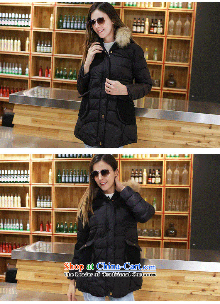 The European site Spirit Kou *2015 winter clothing new products thick MM stylish Sau San for cotton coat knitted nagymaros pocket ãþòâ black large code 4XL Photo, prices, brand platters! The elections are supplied in the national character of distribution, so action, buy now enjoy more preferential! As soon as possible.