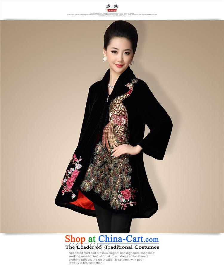 Mano-hwan's autumn and winter, older women's gold velour jacket embroidered frock coat Phoenix coin 4XL Photo, prices, brand platters! The elections are supplied in the national character of distribution, so action, buy now enjoy more preferential! As soon as possible.