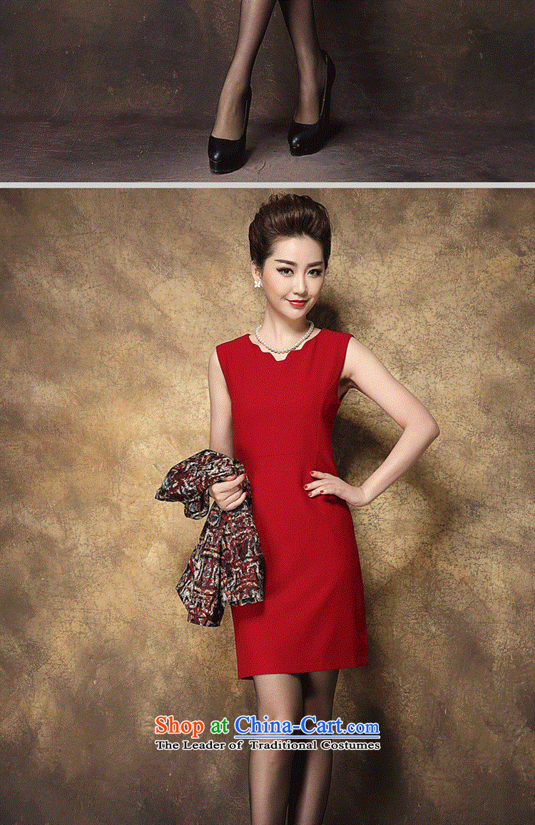 Mano-hwan's 2015 autumn and winter in the New Age Beauty lace jacquard larger Mother Women's clothes two kits dresses flower Yi Red Dress 2XL(175 96 (A), the price and the brand image of Platters! The elections are supplied in the national character of distribution, so action, buy now enjoy more preferential! As soon as possible.