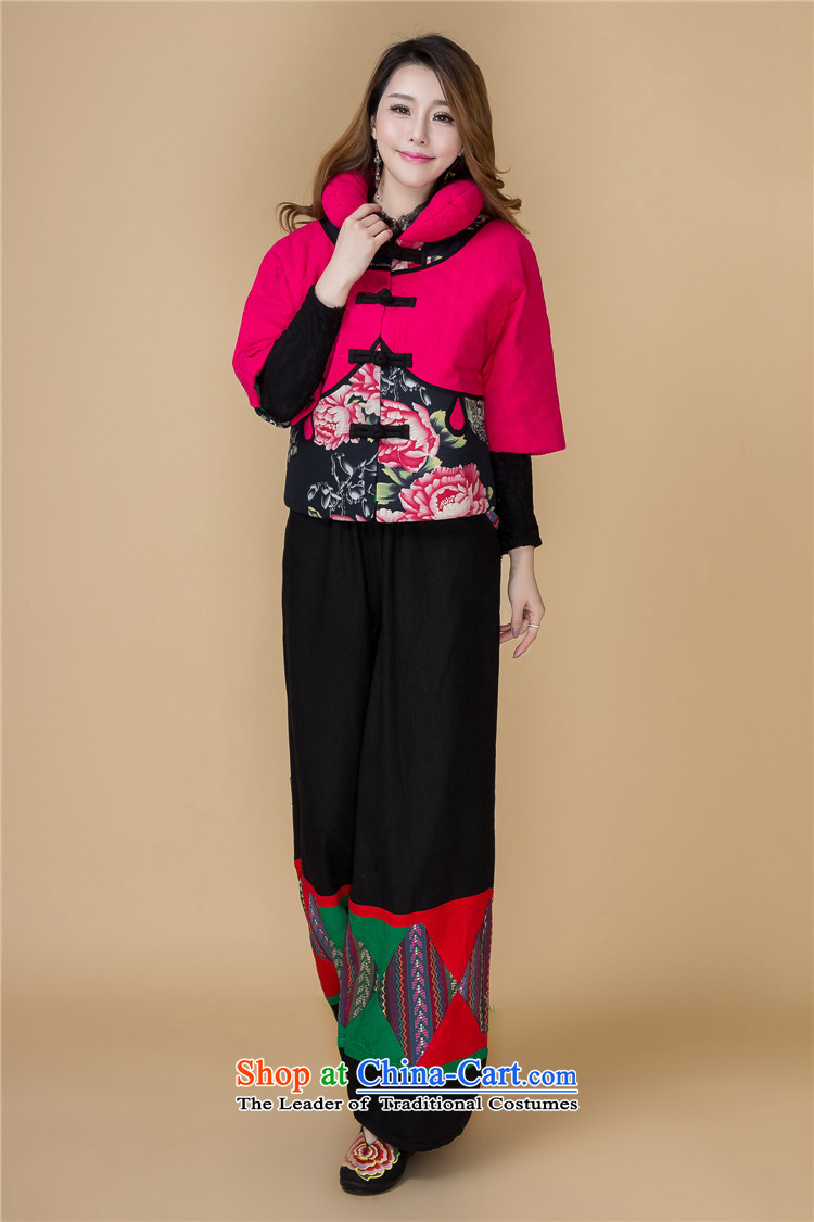 The Mai-Mai multi-winter new retro ethnic women Tang dynasty cotton linen cotton coat embroidered short, 7 cuff thick coat -968 female pink, robe XL Photo, prices, brand platters! The elections are supplied in the national character of distribution, so action, buy now enjoy more preferential! As soon as possible.